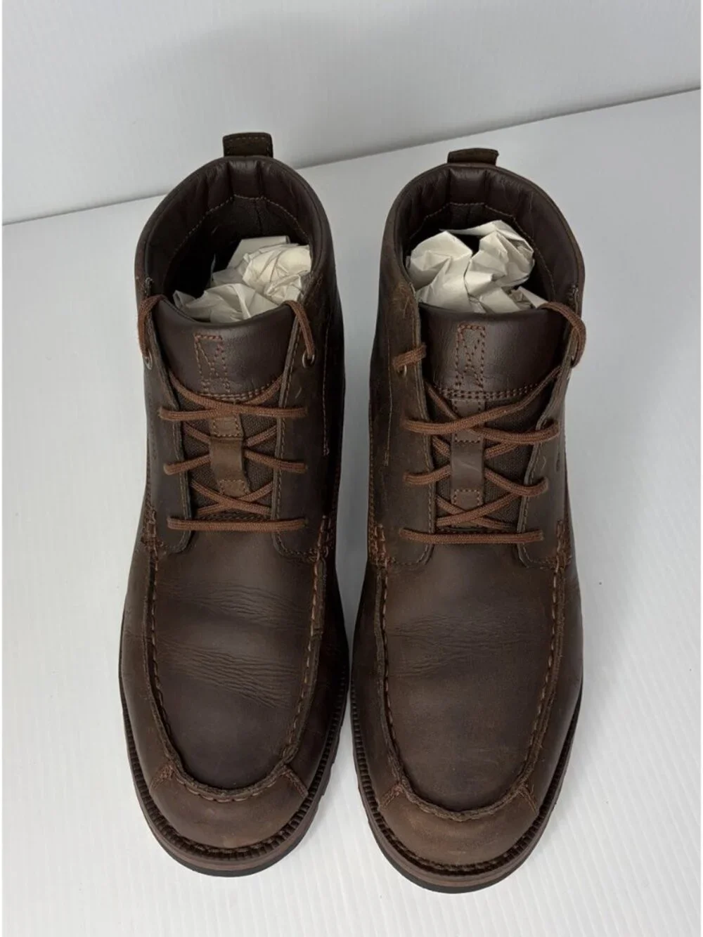 Timberland Grantly Chukka Boots Men’s 13 Brown Leather Moc Toe Boots